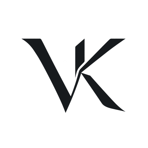 Vince K monogram logo