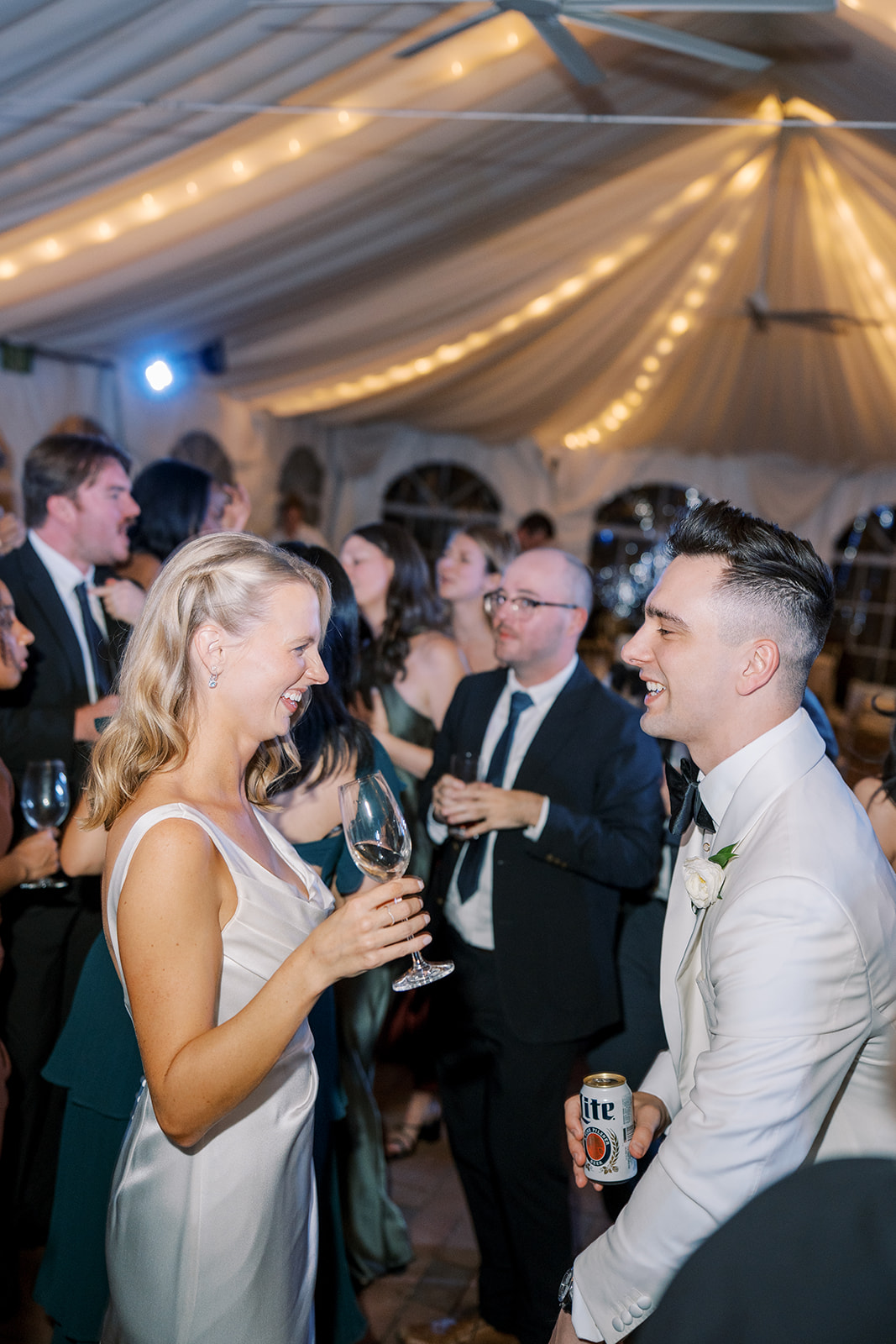 Wedding celebration at Taft Museum of Art, photograph 110; the groom performed a guest DJ set