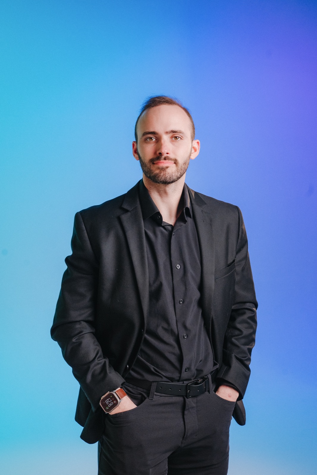 Studio portrait of Vince K