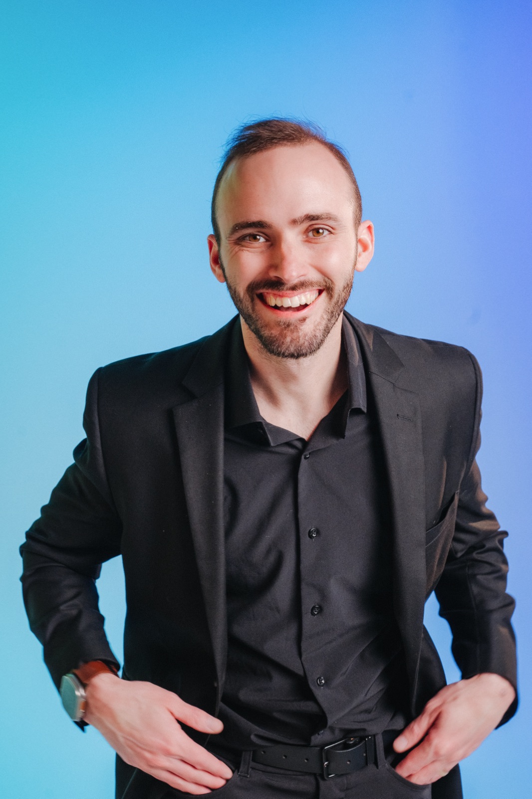 Studio portrait of Vince K