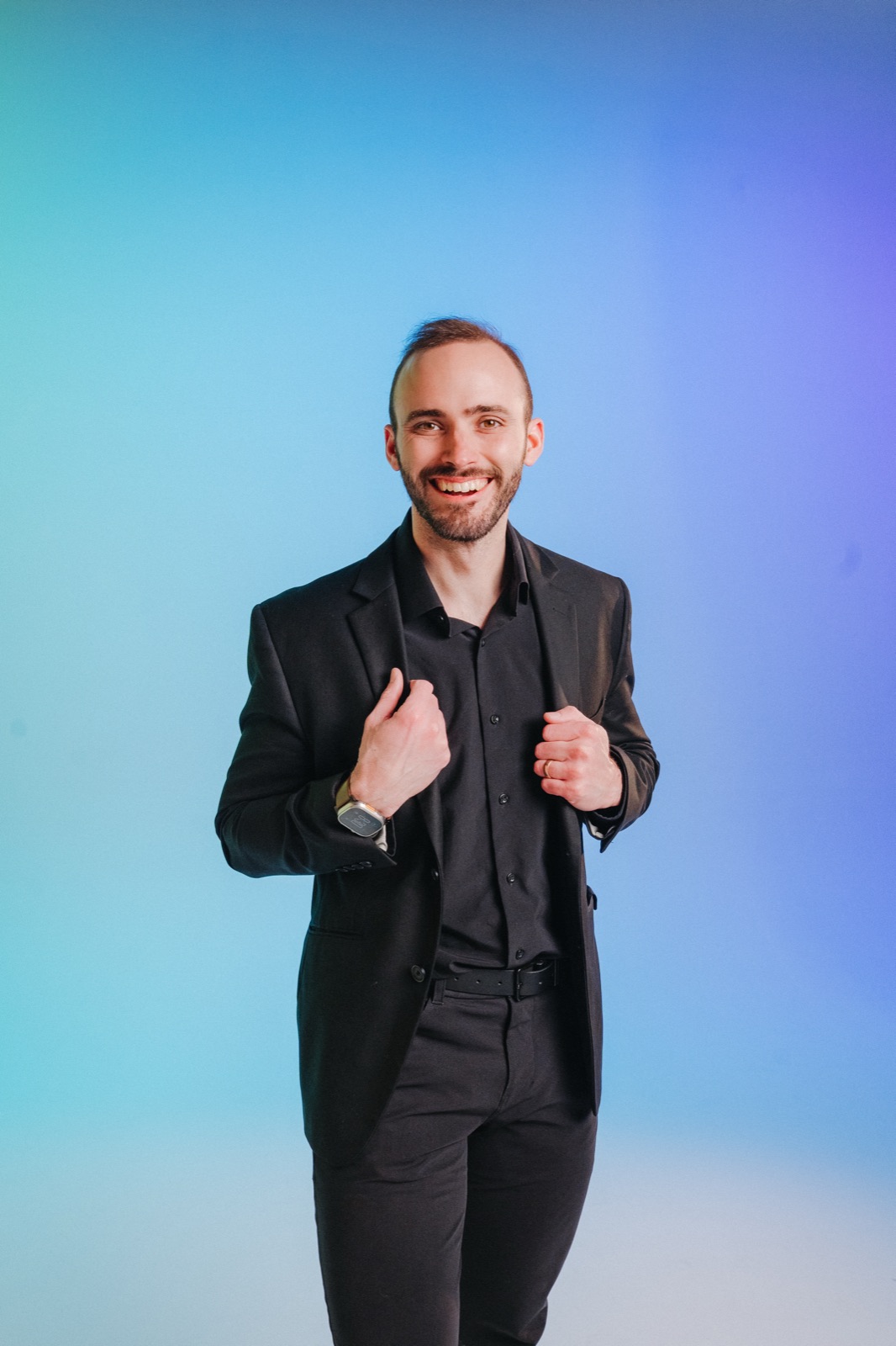 Studio portrait of Vince K