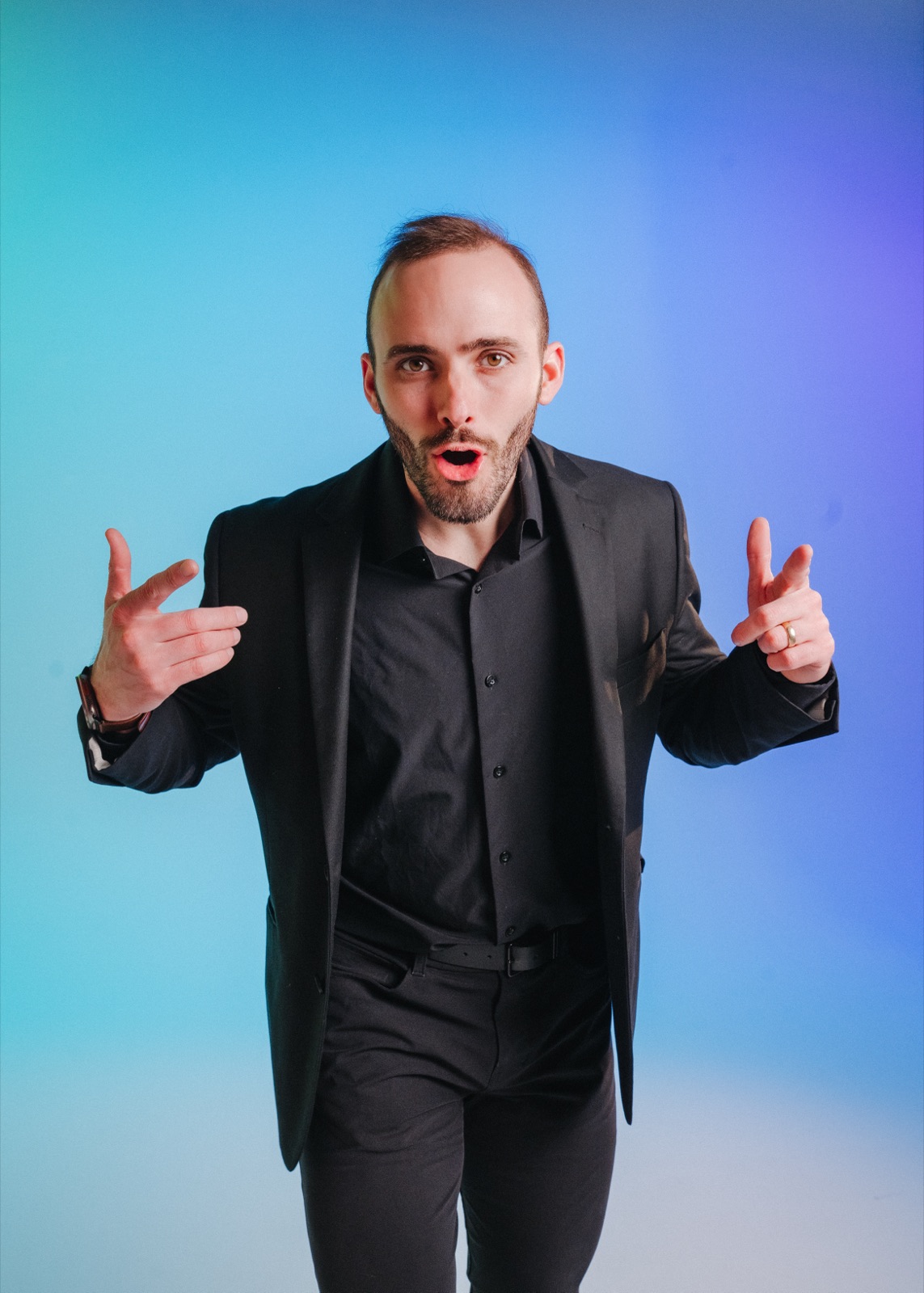 Studio portrait of Vince K