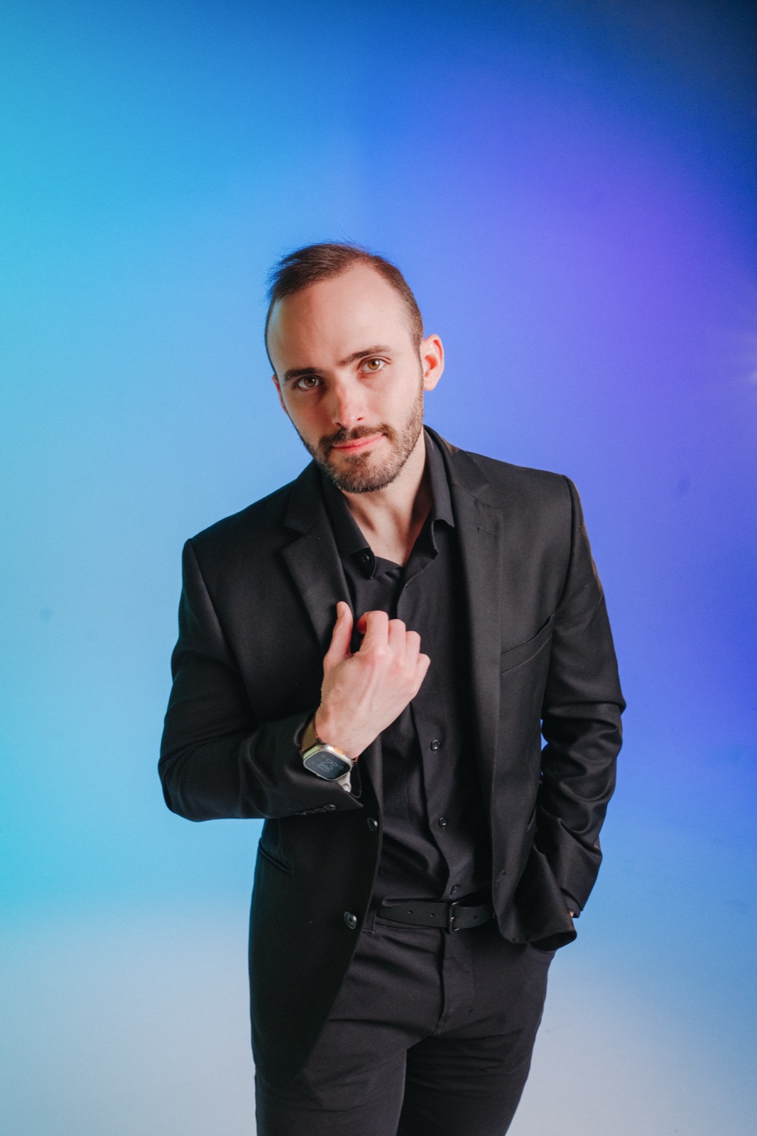 Studio portrait of Vince K