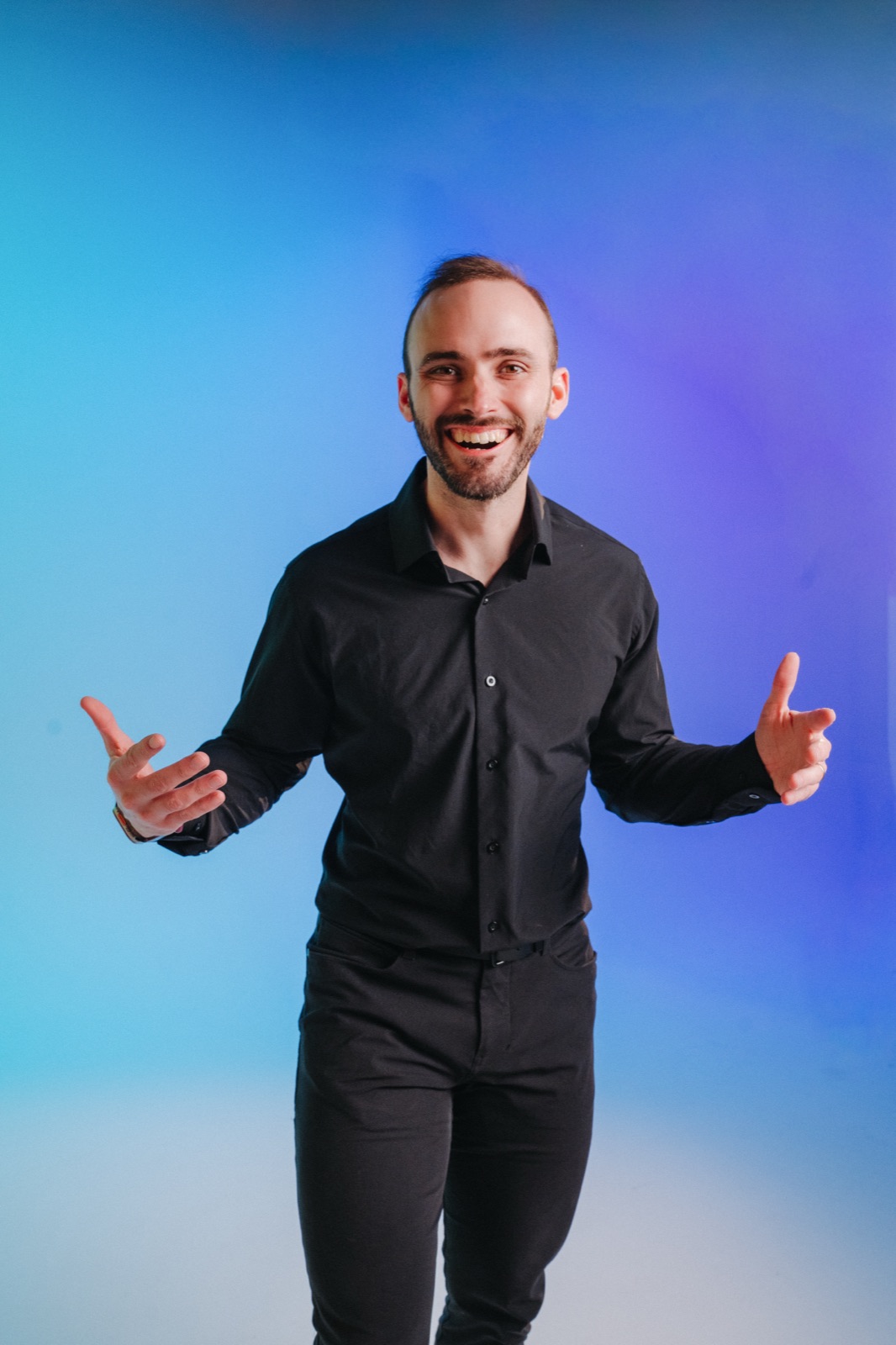 Studio portrait of Vince K