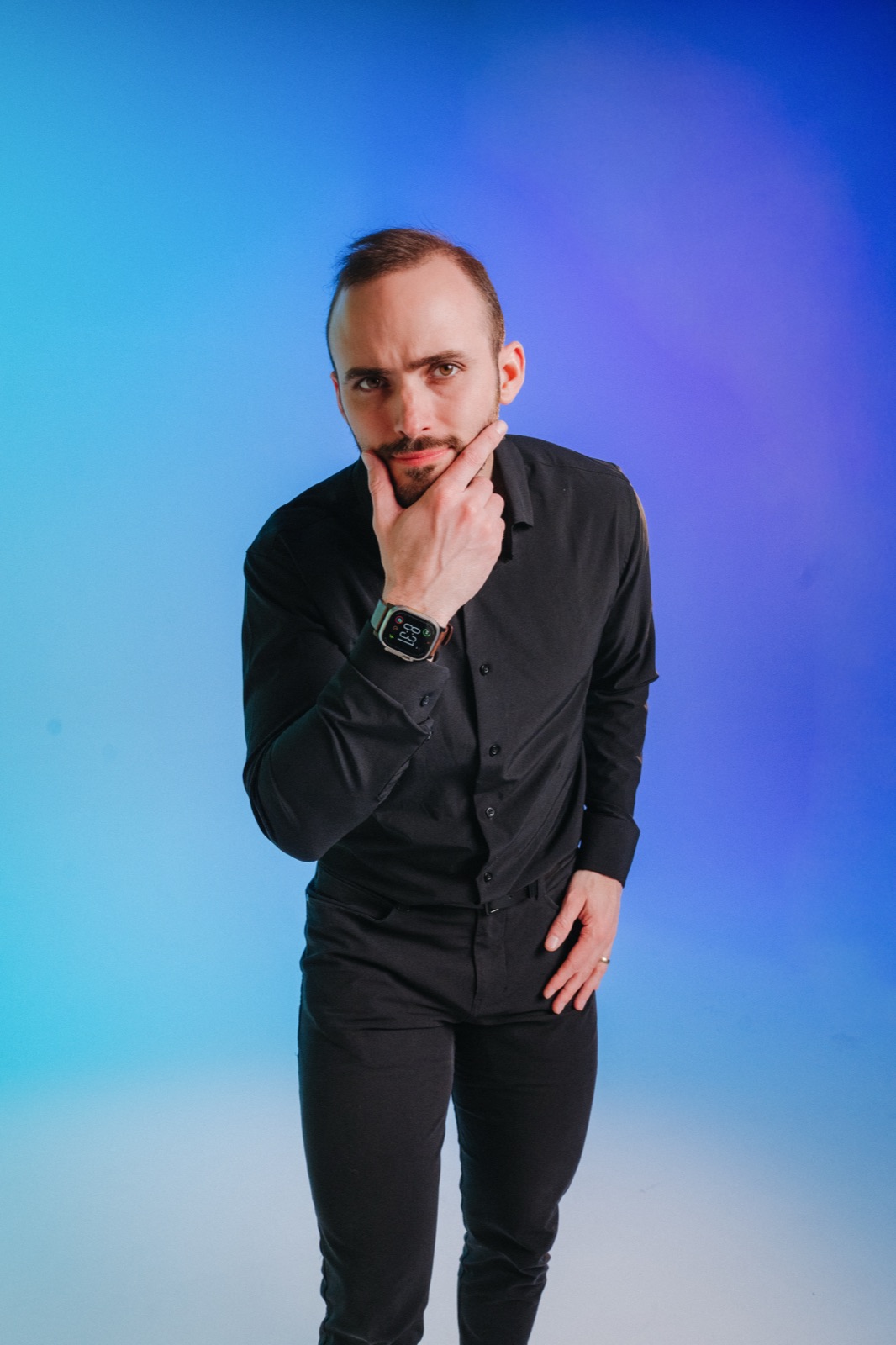 Studio portrait of Vince K