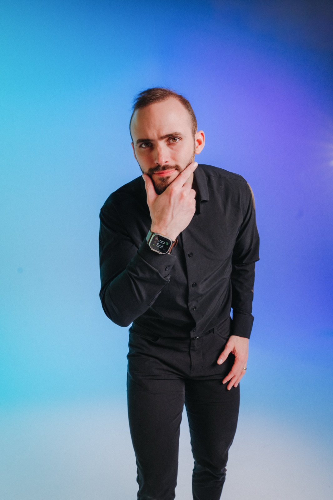 Studio portrait of Vince K