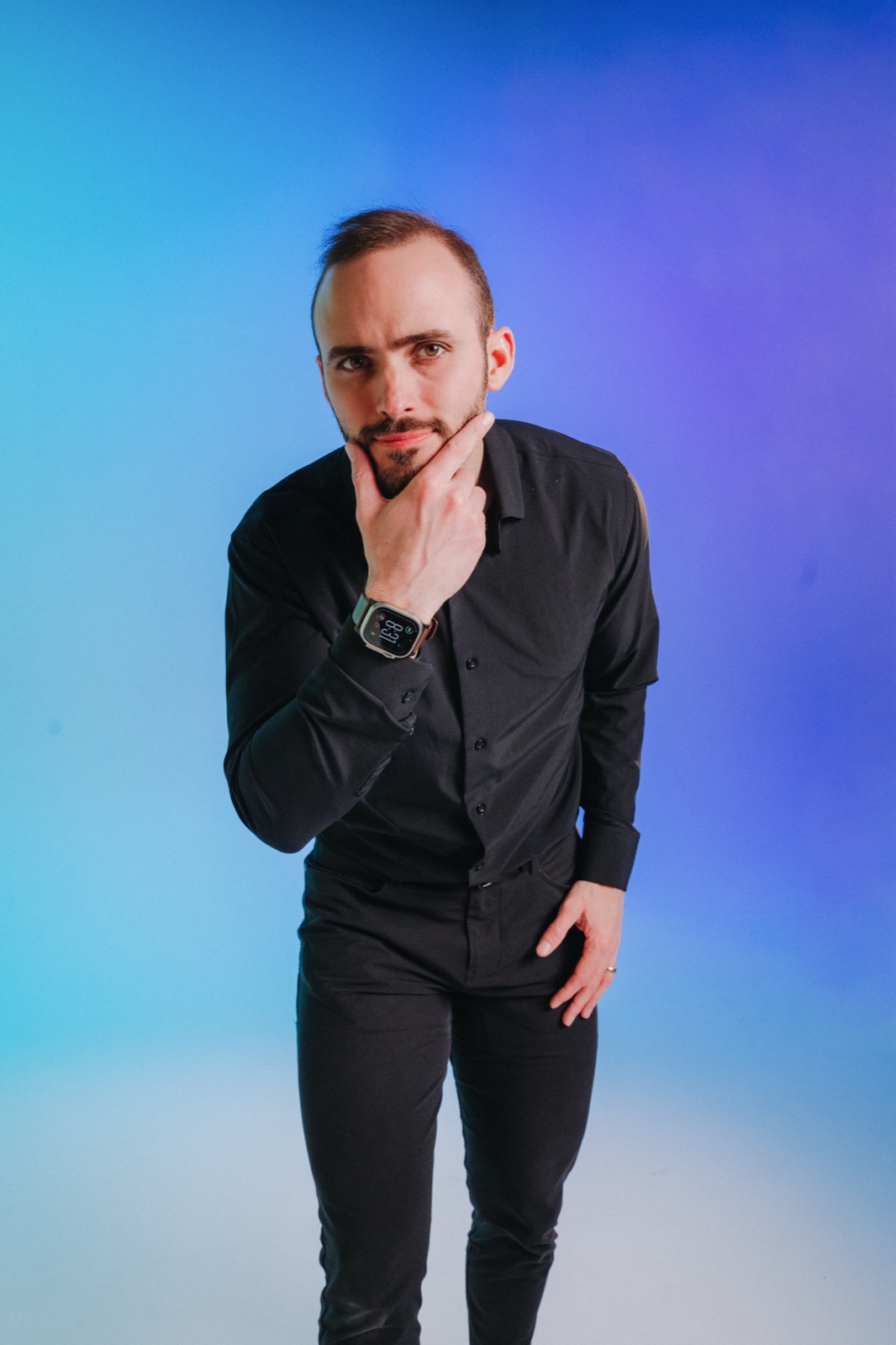 Studio portrait of Vince K