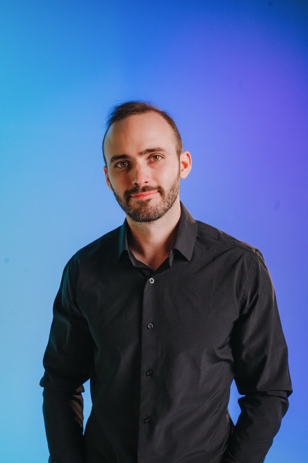 Studio portrait of Vince K