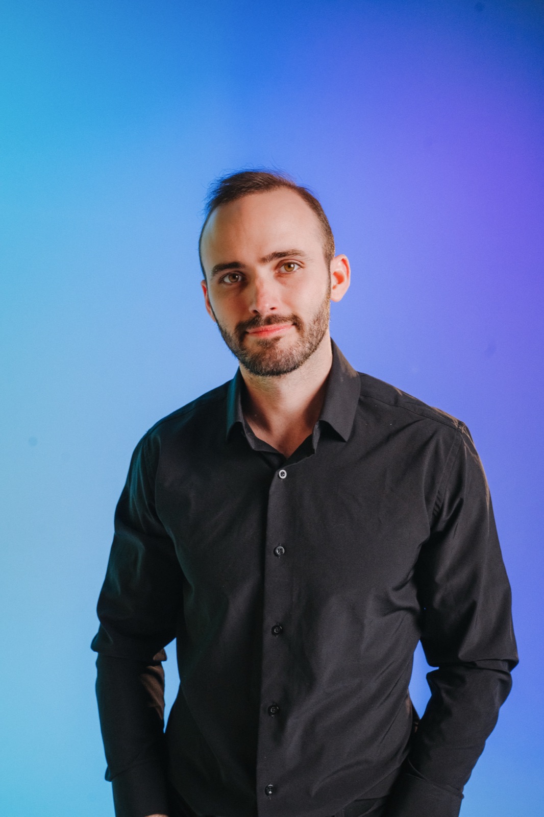 Studio portrait of Vince K