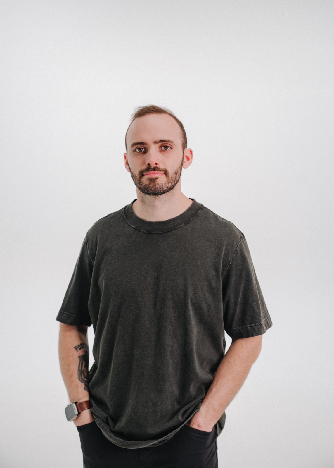 Studio portrait of Vince K