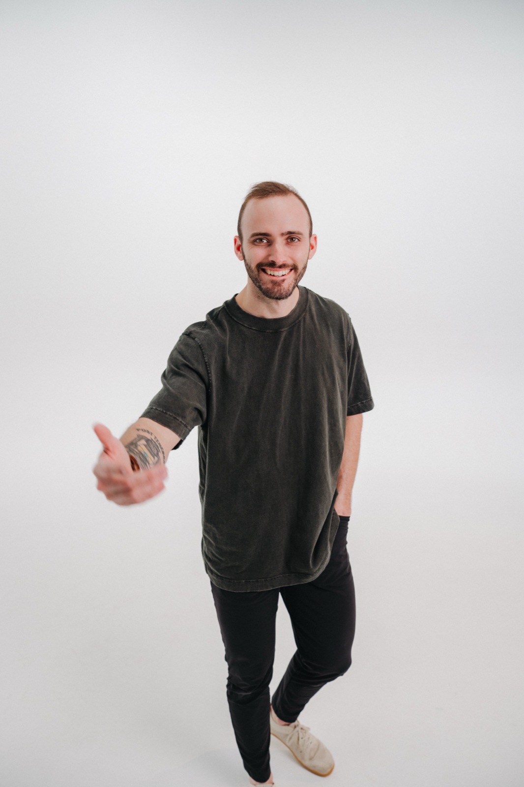 Studio portrait of Vince K