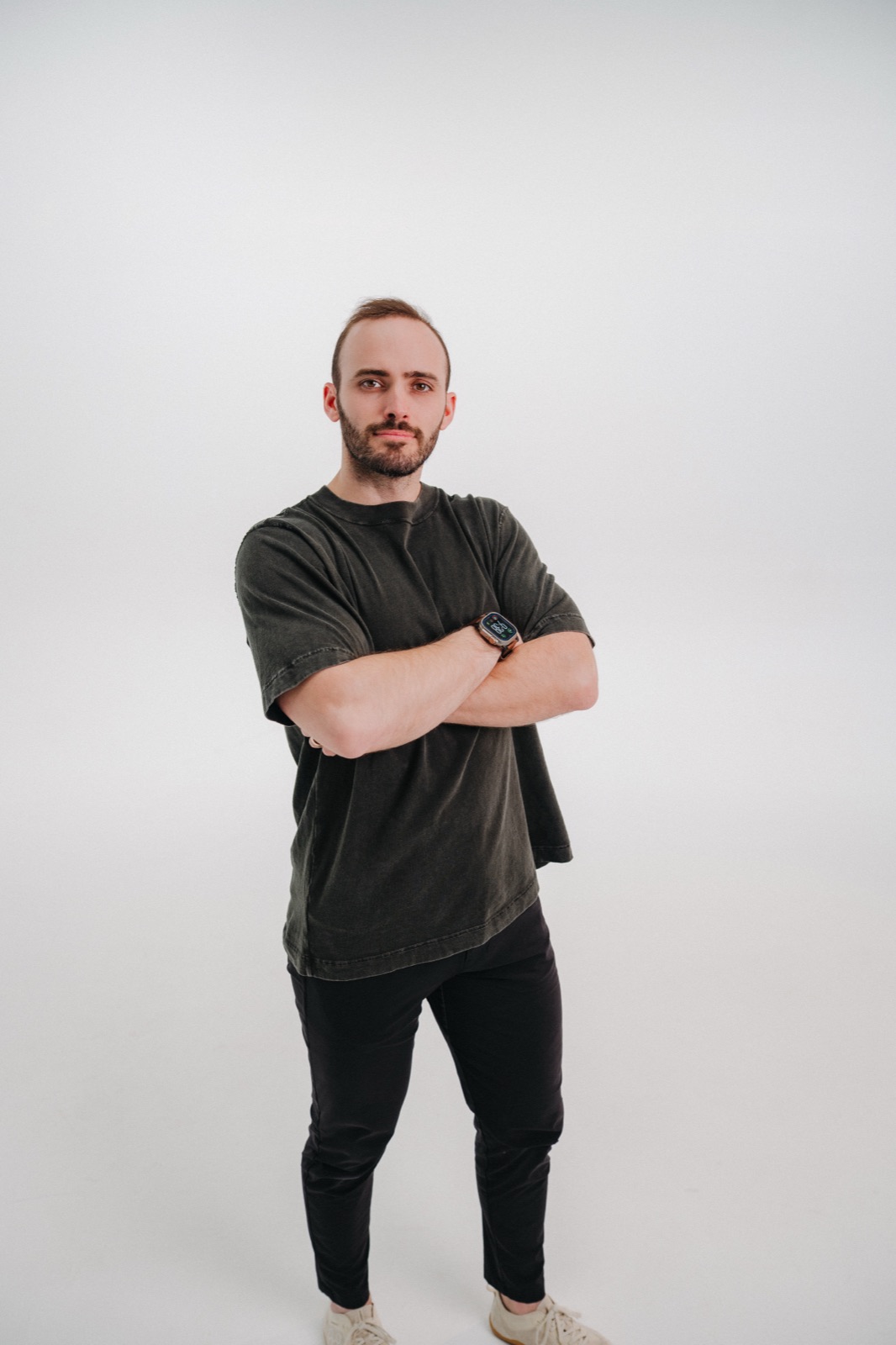 Studio portrait of Vince K