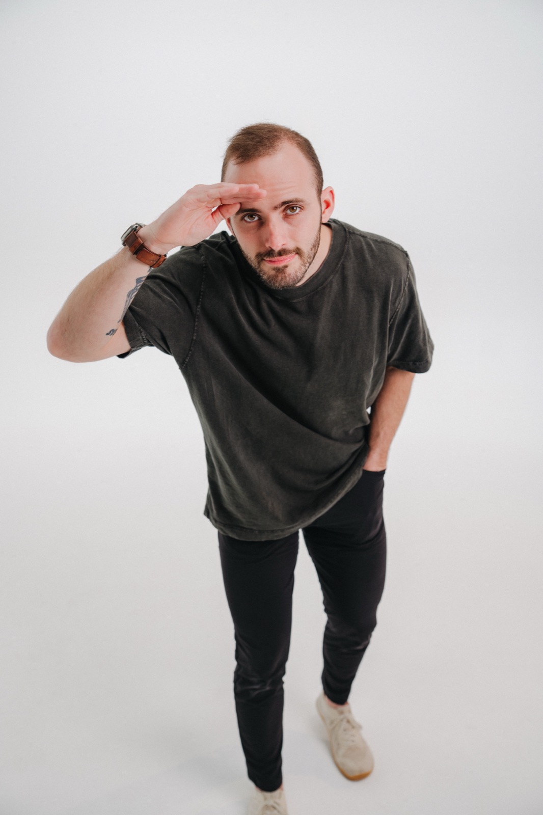 Studio portrait of Vince K